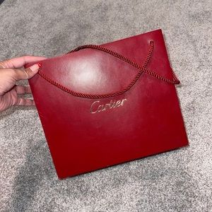 Authentic medium Cartier gift bag